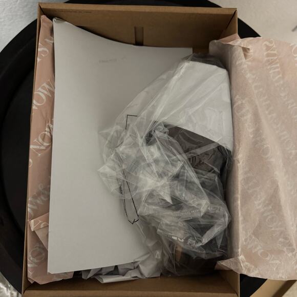 NEW Johnston & Murphy Alice Fringe Mules Slip On Suede Leather Dark Brown 8.5 - Picture 4 of 9